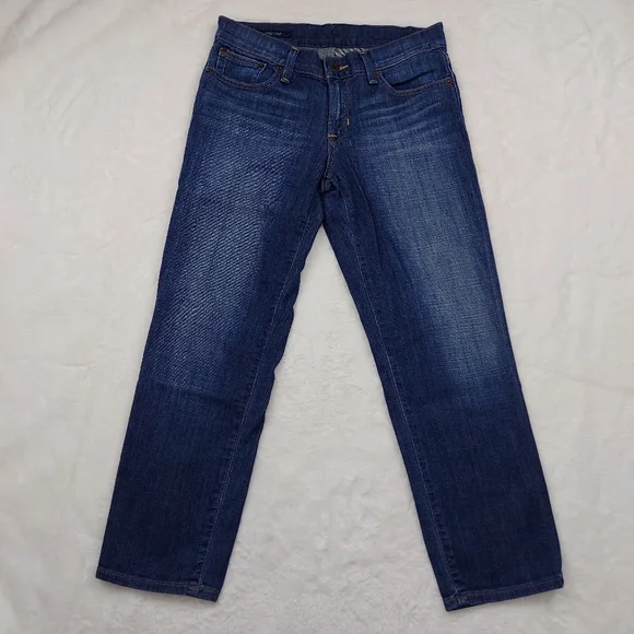 Lucky Brand Sweet Crop Mid Rise Blue Cropped Jeans Hayward Size 27 - Picture 3 of 14